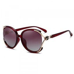 Ochelari De Soare Dama Techsuit 1384, Polarizati, Protectie UV, Rosii
