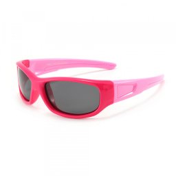 Ochelari De Soare Sport Copii Techsuit 800-C30, Polarizati, Rosii Roz