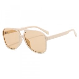 Ochelari De Soare Unisex Techsuit 98061, Protectie UV, Bej Maro