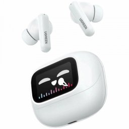 Handsfree Bluetooth UGREEN HiTune T6 Magic WS211, TWS, ANC, MultiPoint, Alb