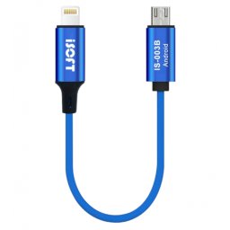 Cablu Transfer Date iSOFT IS-003B, Interfata Lightning - microUSB