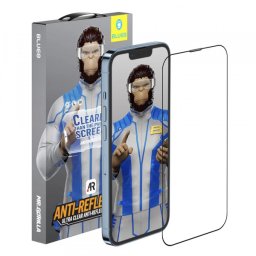 Folie de protectie Ecran Blueo Anti-Reflective HD pentru Apple iPhone 17 Air, Sticla Securizata, Full Glue, Neagra