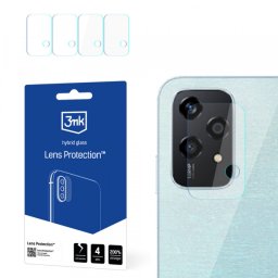 Folie de protectie Camera Spate 3MK Protection pentru Honor 200 Lite, Sticla Flexibila, Set 4 bucati, Transparenta