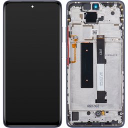 Display cu Touchscreen Xiaomi Redmi Note 9 Pro 5G / Mi 10T Lite 5G, cu Rama, Gri, Service Pack 5600040J1700