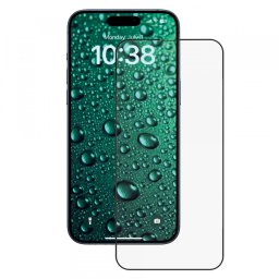 Folie de protectie Ecran Anank 5X Reinforced Invisible pentru Apple iPhone 17 Pro, Sticla Securizata, Full Glue, 3D, Neagra