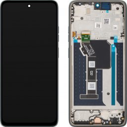 Display cu Touchscreen Motorola Moto G56, cu Rama, Gri (Pantone Gray Mist), Service Pack 5D68C30209