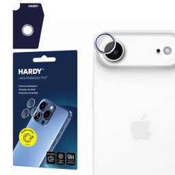 Folie de protectie Camera Spate 3MK Hardy Protection Pro pentru Apple iPhone 17 Air, Sticla Securizata, Argintie