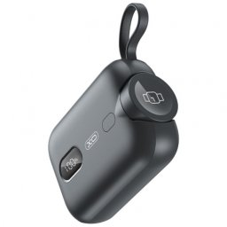 Baterie Externa Wireless XO Design PR260, 10000mAh, 20W, PD + QI, 1 x QI - 2 x USB-C, Neagra