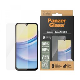 Folie de protectie Ecran PanzerGlass Ultra-Wide Fit EasyAligner pentru Samsung Galaxy A17 4G / A17 5G, Sticla Securizata, Full Glue
