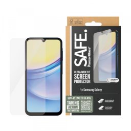 Folie de protectie Ecran PanzerGlass Safe. Ultra-Wide Fit pentru Samsung Galaxy A17 4G / A17 5G, Sticla Securizata, Full Glue