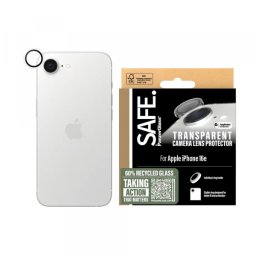 Folie de protectie Camera Spate PanzerGlass Safe. pentru Apple iPhone 17e / 16e, Sticla Securizata, Transparenta