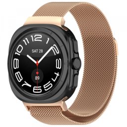 Curea Techsuit W009 pentru Samsung Galaxy Watch Ultra Series, Roz Aurie