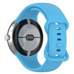 Curea Techsuit W031 pentru Google Pixel Watch 4 41mm / Watch 3 41mm / Watch 2 / Watch, Bleu