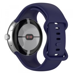Curea Techsuit W031 pentru Google Pixel Watch 4 41mm / Watch 3 41mm / Watch 2 / Watch, Bleumarin