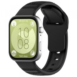 Curea Techsuit W050 pentru Huawei Watch Fit 4 Pro / Fit 4 / Fit 3, Neagra