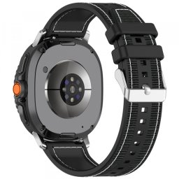 Curea Techsuit W051 pentru Samsung Galaxy Watch9 / Watch8 / Watch8 Classic Series, Neagra