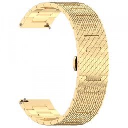Curea Techsuit W052 pentru Huawei Watch / Xiaomi Watch Series, 22mm, Aurie
