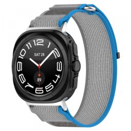 Curea Techsuit W054 pentru Samsung Galaxy Watch Ultra Series, Albastra Gri