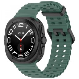 Curea Techsuit W062 pentru Samsung Galaxy Watch Ultra Series, Verde