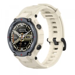 Curea Techsuit W067 pentru Amazfit T-Rex Pro / T-Rex, Crem