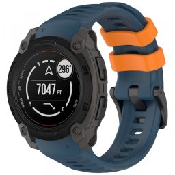 Curea Techsuit W076 pentru Garmin Instinct E 40mm, Albastra