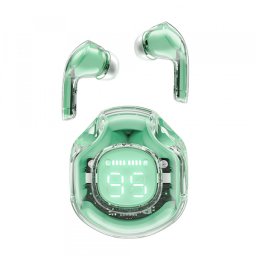 Handsfree Bluetooth Acefast T8, TWS, Verde