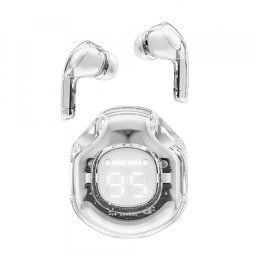 Handsfree Bluetooth Acefast T8, TWS, Alb