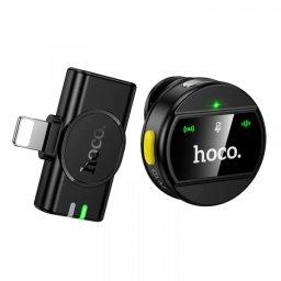 Lavaliera HOCO L21, Lightning, Neagra