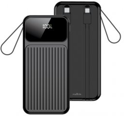 Baterie Externa MaXlife MXPB-06, 10000mAh, 22.5W, QC + PD, 1 x Lightning - 2 x USB-A - 2 x USB-C, Neagra