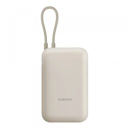 Baterie Externa Xiaomi Pocket, 10000mAh, 22.5W, QC + PD, 1 x USB-A - 2 x USB-C, Bej BHR9072GL