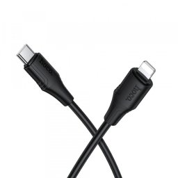 Cablu Date si Incarcare USB-C - Lightning HOCO X124, 27W, 1m, Negru