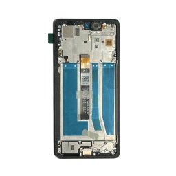 Ecran LCD Display Motorola Moto G75 Cu Rama Albastru