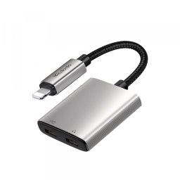 Adaptor Audio Lightning - Lightning / Lightning McDodo CA-5560 Wales, Gri