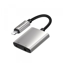 Adaptor Audio Lightning - Lightning / 3.5mm McDodo CA-5540 Wales, Gri