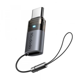 Adaptor Date si Incarcare Lightning - USB-C McDodo OT-7610, Negru