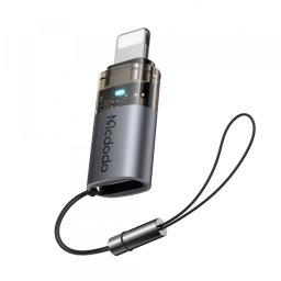 Adaptor Date si Incarcare USB-C - Lightning McDodo OT-7630, Negru