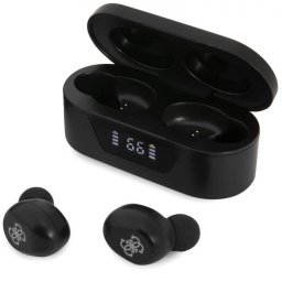 Handsfree Bluetooth Guess Classic Logo, TWS, Negru
