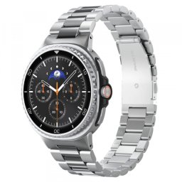 Curea Spigen Modern Fit pentru Samsung Galaxy Watch8 / Watch8 Classic Series, Argintie AMP10120