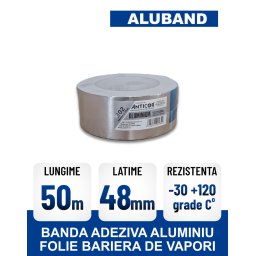 Banda autoadeziva din aluminiu folie bariera de vapori ALUBAND