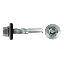 Surub autoforant WSS cu cap hexagonal zincat 5.5 x 50 mm