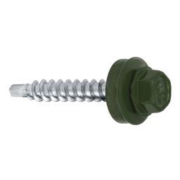 Autoforant RAL 4,8 x 35 cu saiba EPDM, pentru lemn RAL 6020