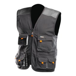 Vesta de lucru, negru, M