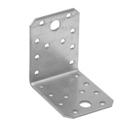 Coltar simplu perforat pentru lemn 70x70x55x2,5 mm