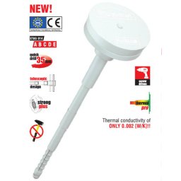 Diblu polistiren ECO-DRIVE-S fi8 cu pin metalic