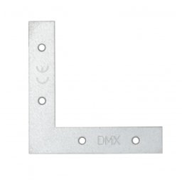 Coltar plat pentru ferestre, usi, obloane 50x50x10x2,0 mm, zincat alb