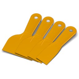 Set 4 spacluri profesionale Dekor, plastic, 40/50/80/100 mm