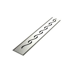 Rigola dus Hydroland Wave, integral din inox, lungime 50 cm