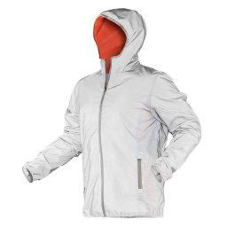 Jacheta de lucru, alb reflectorizant, NEO, XL