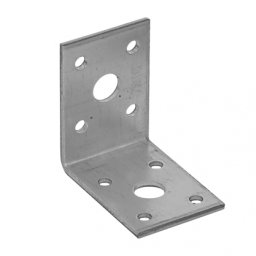 Coltar simplu perforat pentru lemn, 50x50x35x2,5 mm