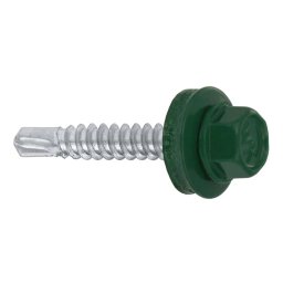 Autoforant RAL 4,8 x 35 cu saiba EPDM, pentru lemn RAL 6005
